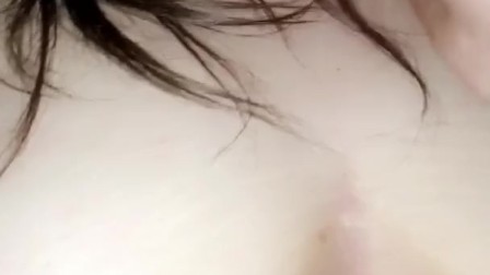 Lesbian with big tits and nipple piercings getting finger fucked