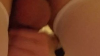 Femboy Rides Dildo Hard