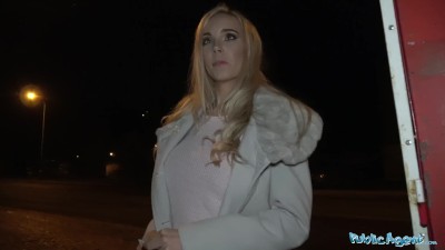 Preview 4 of Public Agent Florane Russell Fucked In Car And Cum On Her Tits
