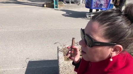 Cigar in public again