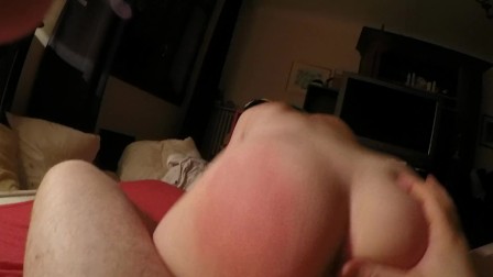 amateur ass spanked hard red on St Patrick's day