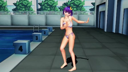 MMD Touhou Patchouli bikini dance