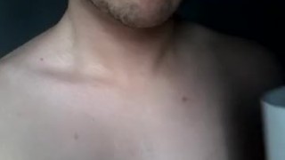 22yo jerks off and drinks his own cum