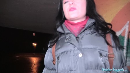 Public Agent Street cash for suck and fuck on big thick dick