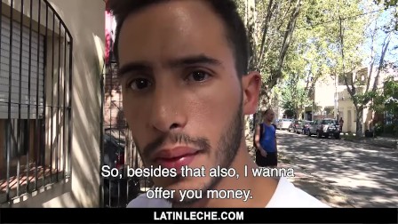 LatinLeche - POV camera man fucking straight Latin macho stud