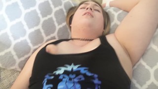 Blonde BBW Fuck & Creampie