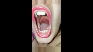 Girl Open wide Mouth