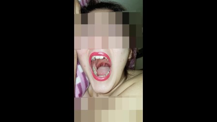 Girl Open wide Mouth