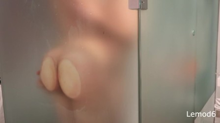 I Do a surprise to my Stepsister under shower (Fucking and swallowed)
