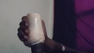 Playing with my toy bka Hand Pussy..