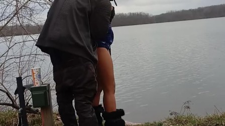 Getting some good head down by the lake