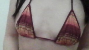 This Morning I Play With My Bikini And Tits