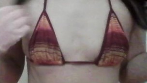 This Morning I Play With My Bikini And Tits