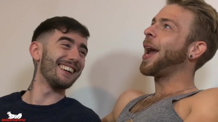 Frankie takes Gabriel's thick cock in 4 ass-pounding positions