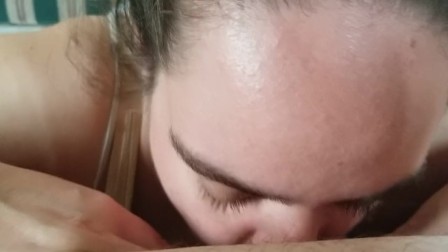 Personal skank suck cock and titty fucks with cum in her mouth