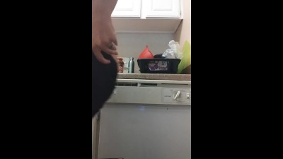 Son Sex Mom While Cooking - Booty popping in kitchen while cooking Porn Videos - Tube8