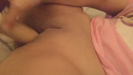Fucking my tiny and juicy pussy with toy, part 2