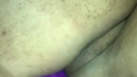 Chubby amateur masturbates hairy pussy