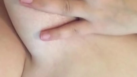 BBW sucking her own nipples