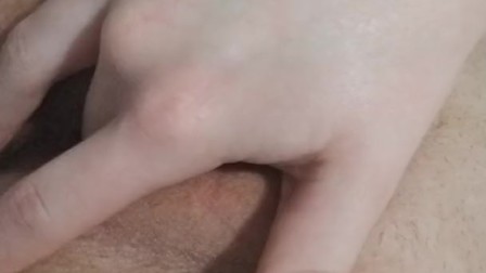 Touching my wet pussy