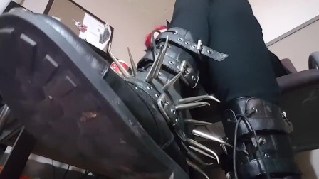 Goth Spike Boots Floor POV