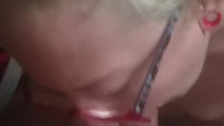 Blonde Hot Wife Chokes on Cock hd - OurSexyPlayTime