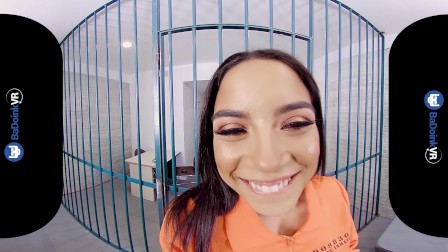 BaDoinkVR.com Reunion In The Jail Cell With latina teen Maya Bijou