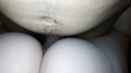 teenager bent over freezer, fucked and creampied by bbc