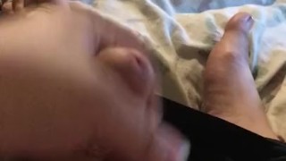 Chub small cock cumming hard