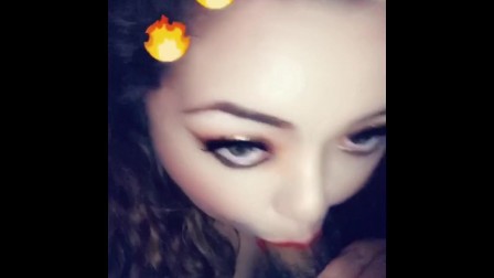 PAWG with big boobs sucks dick and gets fucked