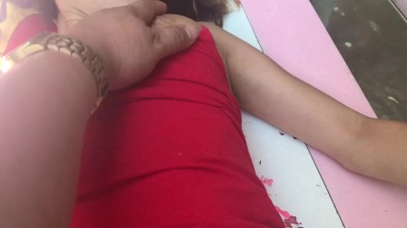 18 years old girl let me eat her pussy for a few minutes