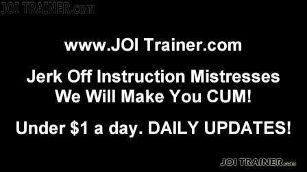 JOI Trainer and Jerk Off Instruction Vids
