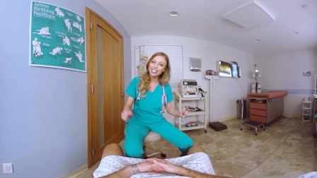 VRBangers.com-Busty Nurse seducing you to fuck her at the sperm bank VRporn