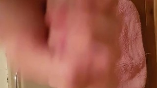 Masterbating until cumming