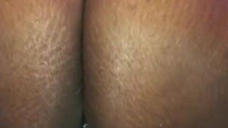 Juiicy creams riding big black dildo