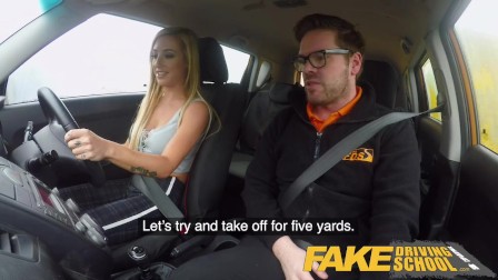Fake Driving School Big tits learner ends lesson with hot tight anal sex
