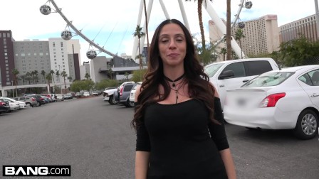 BANG Real MILFS Ariella Ferrara flashes & fucks in Las Vegas