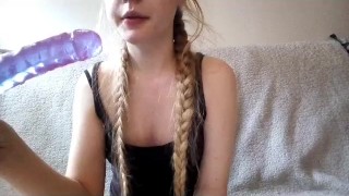 18yo Deepthroating 12" Dildo