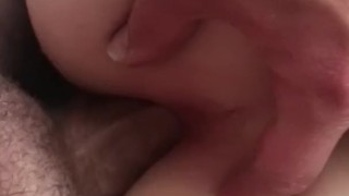 Girlfriend takes it up the ass