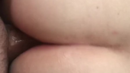 Girlfriend takes it up the ass