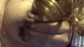 Chubby Teen With Great Tits Rubs Big Clit to Orgasm