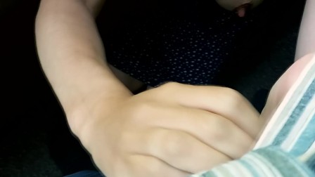 amateur Gives Intense blowjob and First Swallow Cum. Deep blowjob POV