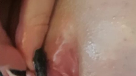 Oiling Up My Tight Pink Pussy