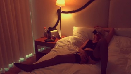 CHEATING WIFE MAKES HERSELF CUM FOR HER YOUNG LOVER IN HOTEL ROOM