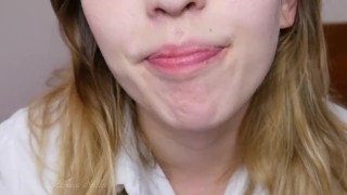 My Mouth Up Close I Guess