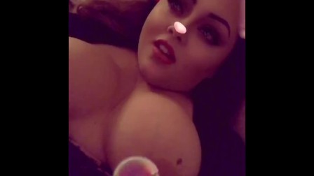 Snapchat hoe sex, blowjob and titty fuck with cumshot