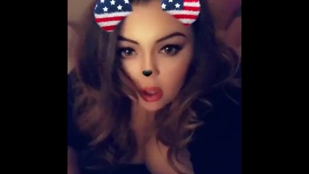 Snapchat hoe sex, blowjob and titty fuck with cumshot