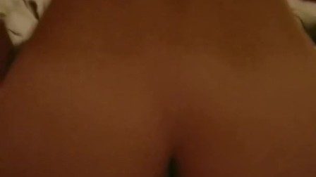 amateur riding and getting fucking until he cums POV