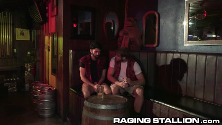 Sexy Hairy Muscle Latino Male Mouth Fucks You At The Bar!
