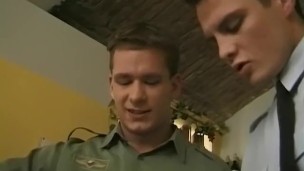 Army captain gets to fuck his soldiers assholes and mouths